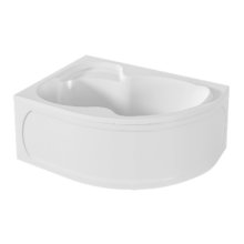 Ванна акриловая 1MarKa Aura 01ау1510лкс2+/01ау1510пкс2+, 150 x 105 см, левая/правая, цвет белый