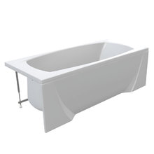 Ванна акриловая 1MarKa Pragmatika 01пр17375кс2+, 173 x 75 см, цвет белый