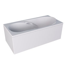 Ванна акриловая 1MarKa Medea 01ме1570кс2+, 150 x 70 см, цвет белый