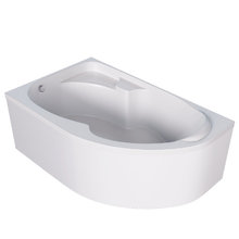 Ванна акриловая 1MarKa Diana 01ди1610лкс2+/01ди1610пкс2+, 160 x 100 см, левая/правая, цвет белый