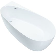 Ванна акриловая Allen Brau Priority 2, 170 х 80 см, слив-перелив в комплекте, белая, 2.31002.20