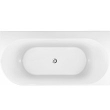 Ванна акриловая Allen Brau Priority 4, 170 х 78 см, слив-перелив в комплекте, правосторонняя, белая матовая, 139778B-MW Matt White, 2.31004.21B