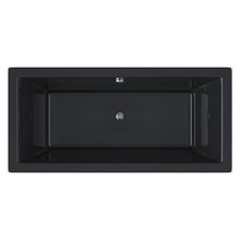 Ванна акриловая Berges Tari 170 x 80 см, цвет черный глянец, 052028
