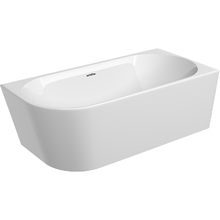 Aкриловая ванна Sancos Veneto R FB12 отдельностоящая пристенная угловая, 170 х 80 см, белый