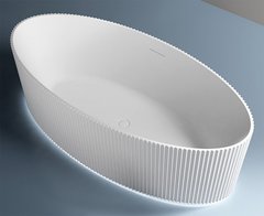 Ванна акриловая Abber 180 х 85 x 58 см, отдельностоящая, белая, AB9327