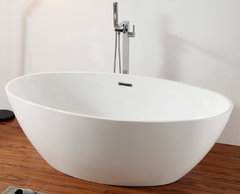 Ванна акриловая Abber AB9249, цвет белый, 175 х 100 х 58 см