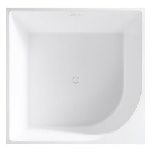 Ванна акриловая Abber 140 х 140 x 60 см, отдельностоящая, белая, AB9337
