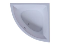 Ванна акриловая Aquatek Юпитер 150 x 150 см с фронтальным экраном, вклеенный каркас, белая, UPT150-0000026