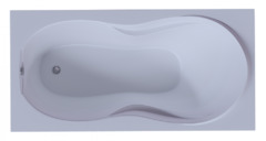 Ванна акриловая Aquatek Мартиника 180 x 90 см с фронтальным экраном, белая, слив слева, MAR180-0000068