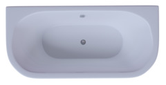 Ванна акриловая Aquatek Морфей 190 x 90 см с фронтальным и 2 боковыми экранами, белая, MOR190-0000014
