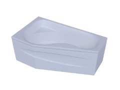 Ванна акриловая Aquatek Медея 170 x 95 см с фронтальным экраном, вклеенный каркас, белая, левая/правая