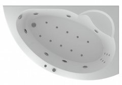 Ванна акриловая Aquatek Аякс 2, 170 х 110 см, цвет белый, левосторонняя/правосторонняя