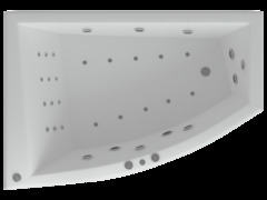 Ванна гидромассажная акриловая Aquatek Оракул 180х125 см L/R Standard, электронное управление
