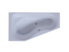 Гидромассажная акриловая ванна Aquatek Медея 170 x 95 см, левая, с фронтальным экраном, белая, MED180-0000018