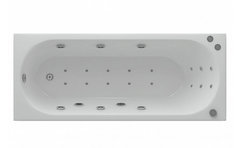 Ванна акриловая Aquatek Оберон, 180 x 80 см, с гидромассажем/без гидромассажа, белая