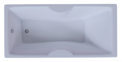 Ванна гидромассажная акриловая Aquatek Феникс 180 x 85 см с фронтальным экраном, белая, слив слева, FEN180-0000006