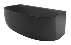 Ванна акриловая Azario Cambridge CAM17289MB 169.5 х 88 x 58 см пристенная, черный матовый