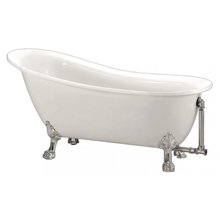 Ванна акриловая BelBagno 170 х 76 см, BB06-1700, ножки хром, BB06-1700/BB06-SUP/BB-LEG-LION-CRM