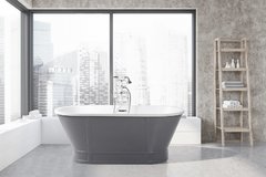 Ванна акриловая BelBagno BB35-CF36 168 x 78 x 65 см, цвет серый матовый