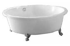 Ванна акриловая BelBagno, BB17-CRM - Хром