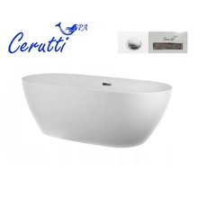 Ванна акриловая отдельностоящая Ceruttispa d'ISEO CT7390, 170 x 75 см, белая