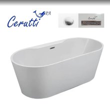 Ванна акриловая отдельностоящая Ceruttispa Martigiano W, CT7766, 170 x 80 см, белая