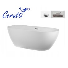 Ванна акриловая Ceruttispa Diseo CT9903, 160 х 75 см, отдельностоящая, белый
