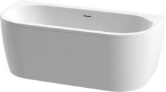 Ванна акриловая Cezares Slim Wall, 180 х 79 см, белая фронтальная панель, чаша белая, SLIM WALL-180-80-60-W37-SET