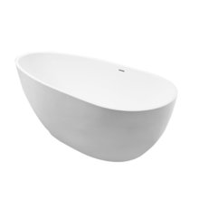 Ванна акриловая Grossman Fly, 160 x 80 см, отдельностоящая, белая матовая, GR-1103M