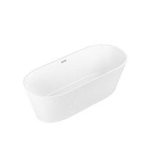 Ванна акриловая Grossman Forta, GR-27021M, 170 x 75 см, отдельностоящая, белая матовая