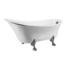 Ванна акриловая Grossman Retro, 160 x 70 см, отдельностоящая, белая матовая, GR-1002M