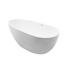 Ванна акриловая Grossman Fly, 170 x 80 см, отдельностоящая, белая матовая, GR-1102M