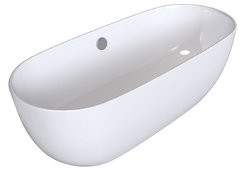 Ванна акриловая Grossman 150 x 75 см, отдельностоящая, белая, GR-2401