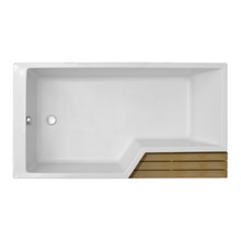 Ванна акриловая Jacob Delafon Bain Douche Neo E6D000-00 160 х 90 х 70, с ножками, левая/правая