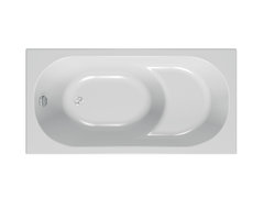 Акриловая ванна Kolpa-San Quat Tamia S 562990, 140 х 70 см, белый