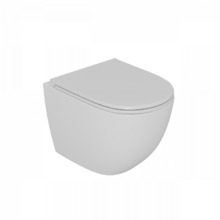 Подвесной унитаз D&K Tornado Matrix DT1396516, безободковый, с сиденьем микролифт, цвет белый