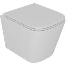 Подвесной унитаз D&K Tornado Berlin DT1436516, безободковый, с сиденьем микролифт, цвет белый