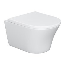 Подвесной безободковый унитаз Damixa Skyline DX35C1700SC, крышка микролифт