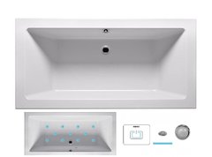 Ванна гидромассажная Riho Lugo 180 x 90 см, AIR