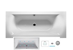 Ванна гидромассажная Riho Linares 170 x 75 см, AIR