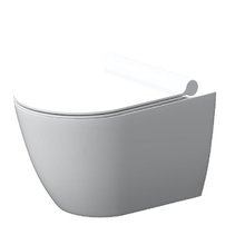 Подвесной унитаз Damixa Apollo, безободковый, крышка-сиденье микролифт, белый, DX22C1700SC