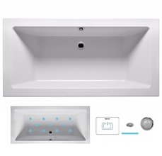 Ванна гидромассажная Riho Lugo 200 x 90 см, AIR2