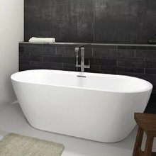 Ванна акриловая Riho Inspire Velvet Fall B085004105, заполнением через перелив, 180 x 80 см, цвет белый матовый