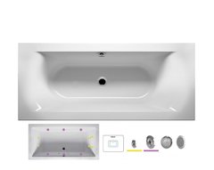 Ванна гидромассажная Riho Linares 160 x 70 см, FLOW