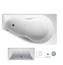 Ванна гидромассажная Riho Yukon 160 x 90 см, AIR, левая/правая