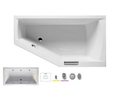 Ванна гидромассажная Riho Geta 160 x 90 см, FLOW, левая/правая