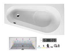 Ванна гидромассажная Riho Delta 160 х 80 см, BLISS, левая/правая