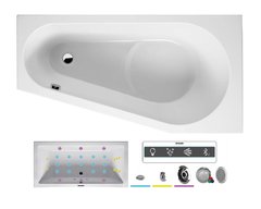 Ванна гидромассажная Riho Delta 160 х 80 см, JOY, левая/правая