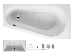 Ванна гидромассажная Riho Delta 150 x 80 см, FLOW, левая/правая