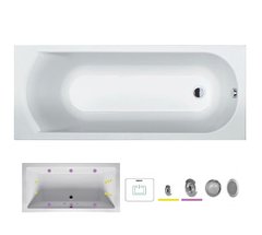 Ванна гидромассажная Riho Miami 180 x 80 см, FLOW